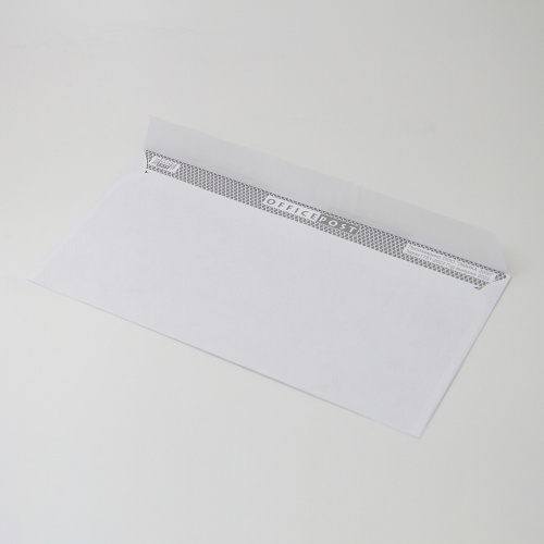 Конверт С65 110х220 белый //76333