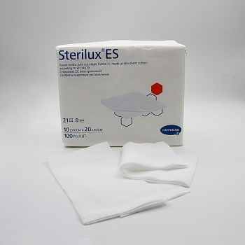 Салфетка STERILUX ES марлевая №100